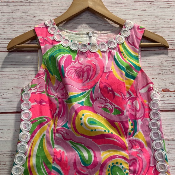 Lilly Pulitzer Mila Shift Dress in Multi All Nighter Sz 2 - Picture 6 of 13